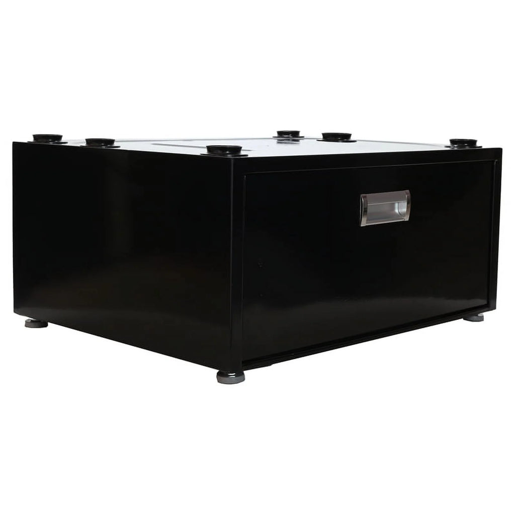 Black Laundry Pedestal with Drawer R425