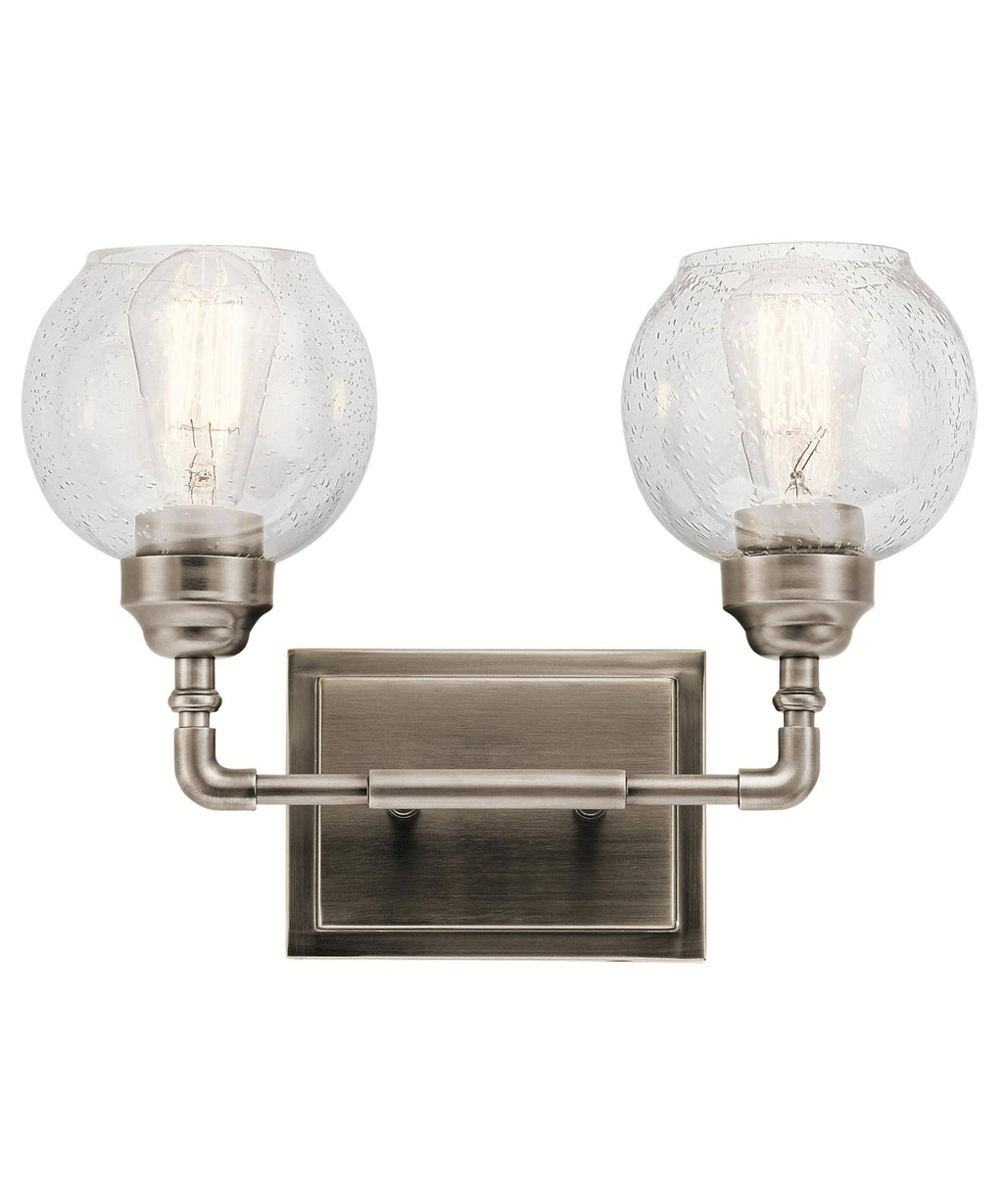 Antique Pewter 2 Light Bath Light M1287