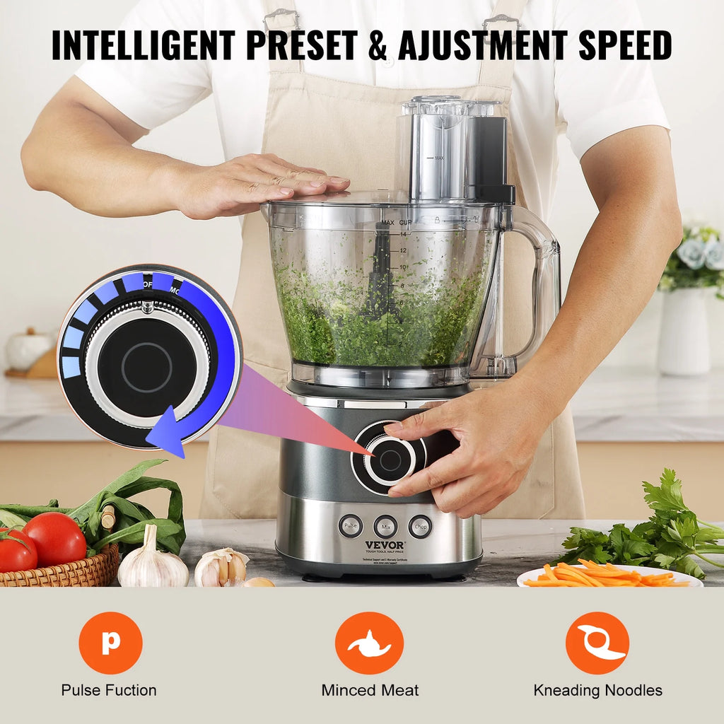 14-Cup 650W Food Processor W496