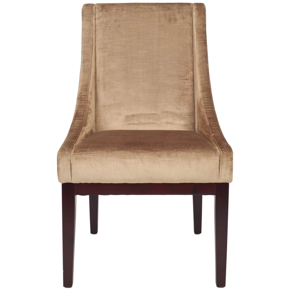 Velvet Sloping Arm Chair J82057