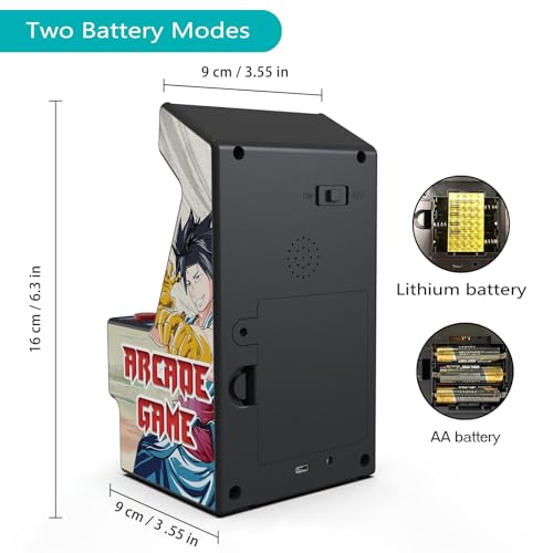 Handheld Game Console Retro Mini Arcade Machine 2.8 Inches F4754