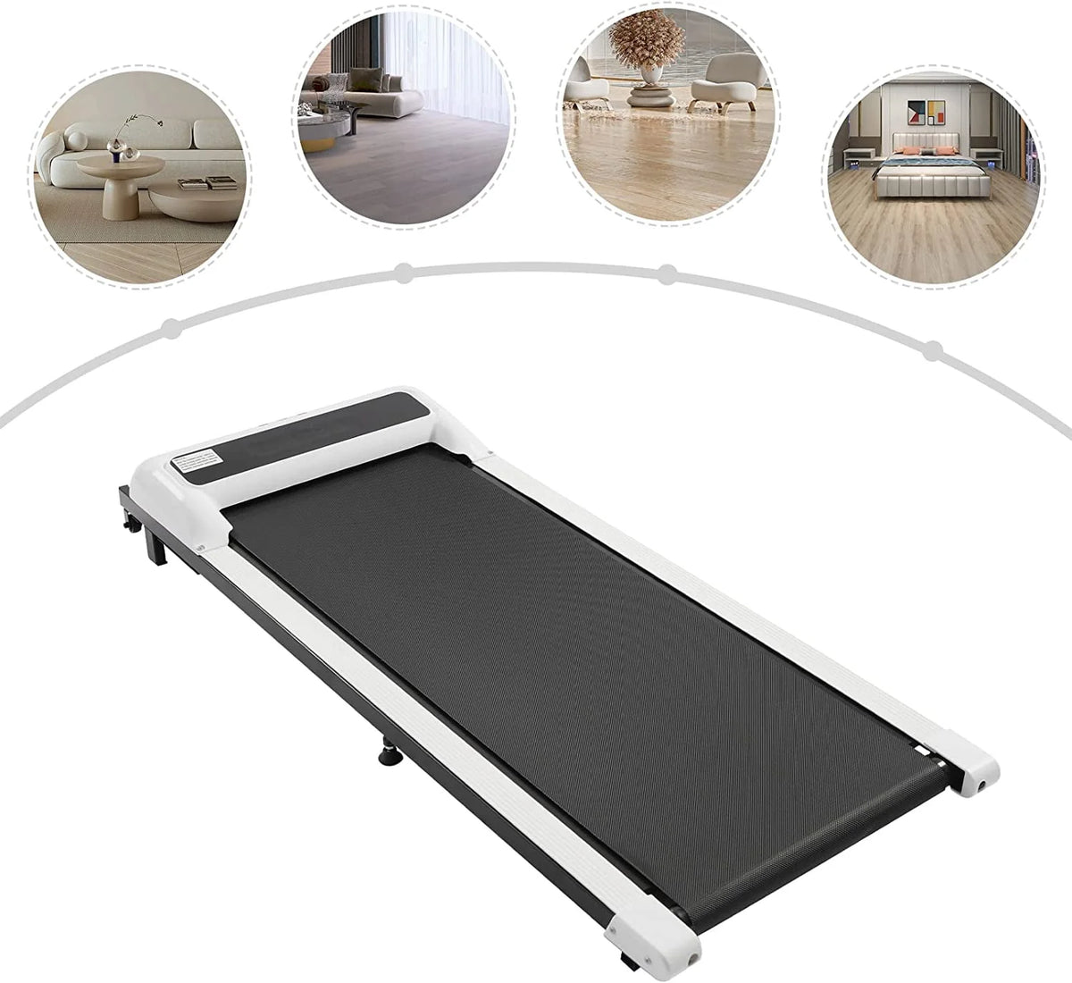2.25HP Under Desk Electric Treadmill H924624