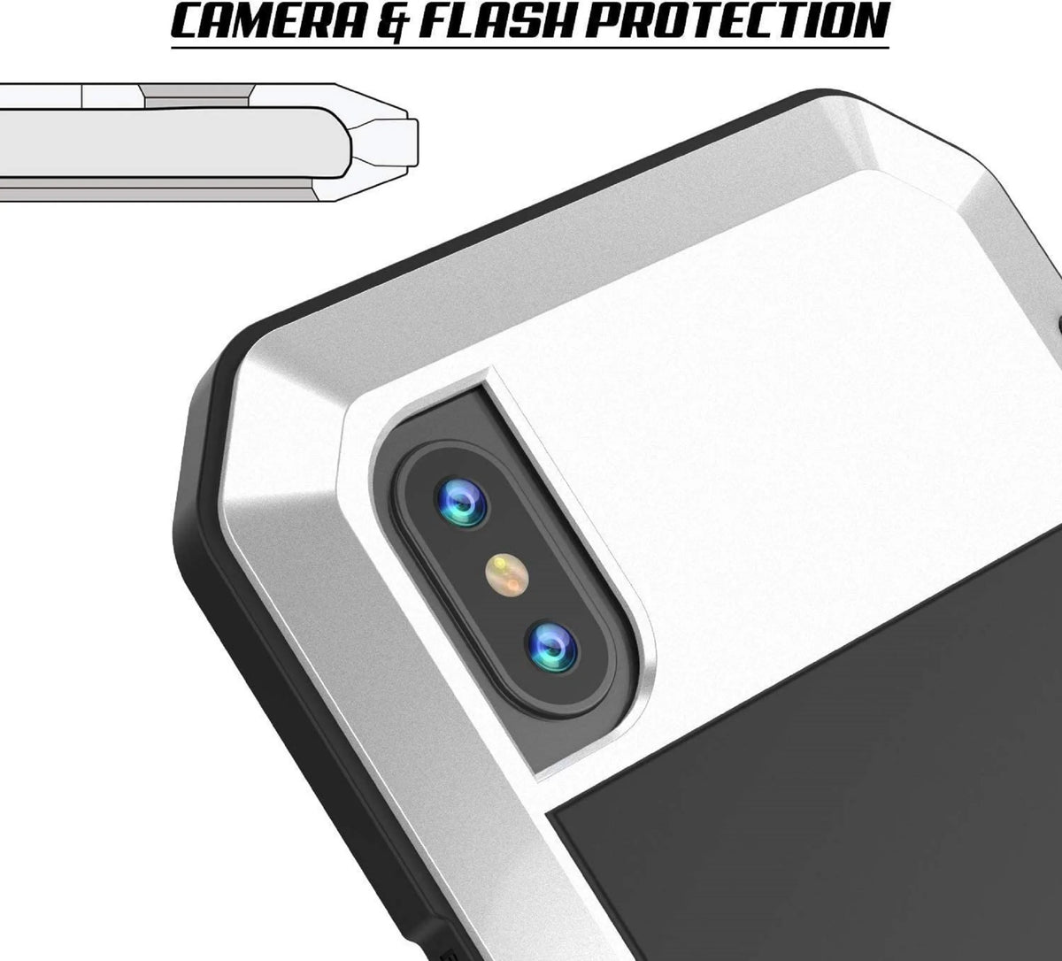 Heavy Duty Shockproof Aluminum Metal iPhone 6s Plus Case R821