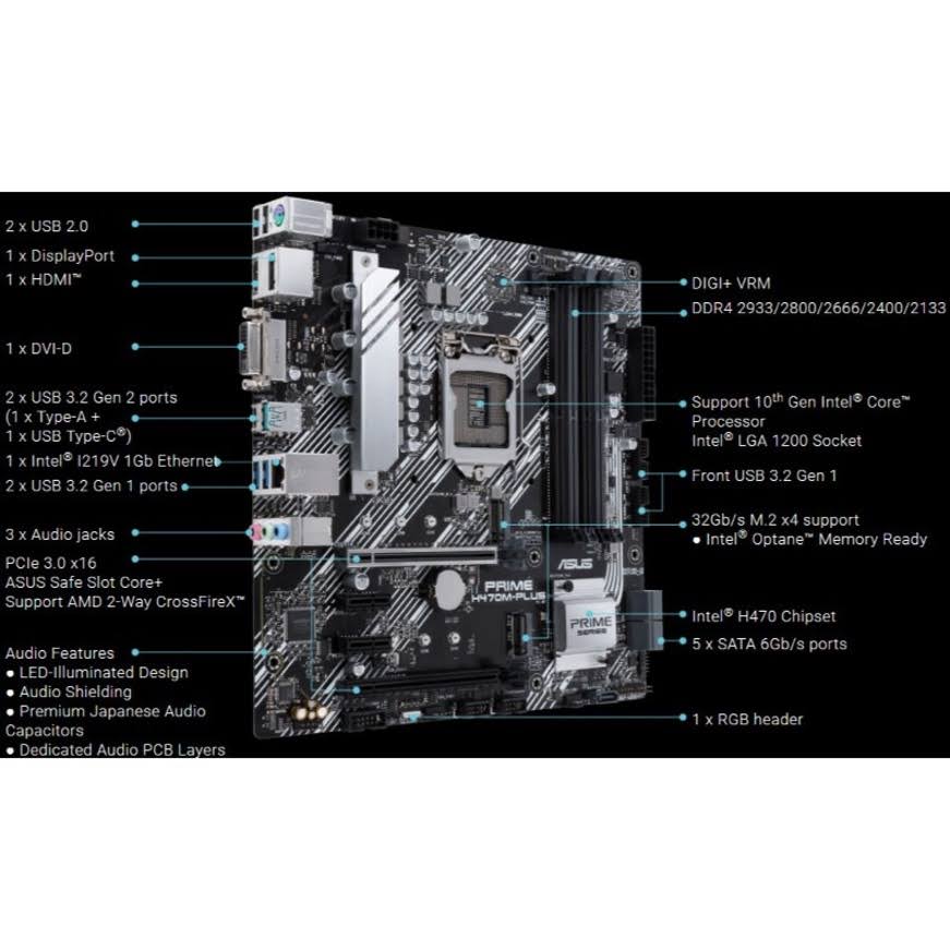 Prime H470M-PLUS Motherboard U885