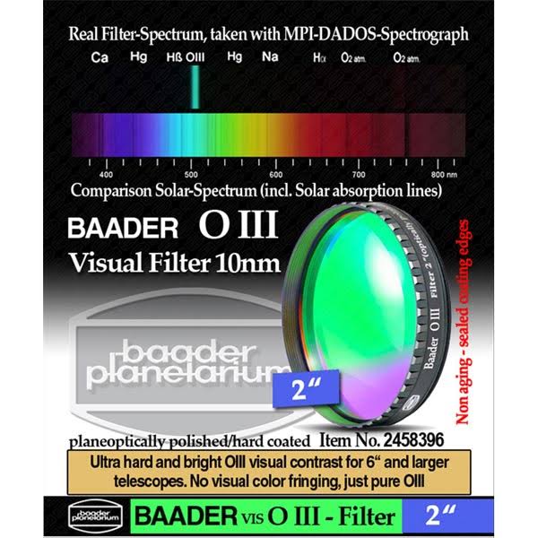 2x22 Oxygen III Nebula Filter Q8141