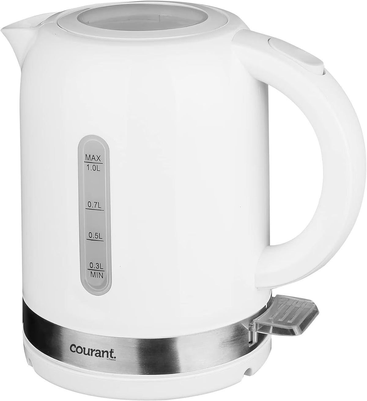 White Cordless Electric Kettle 1 Liter 1000W N48372