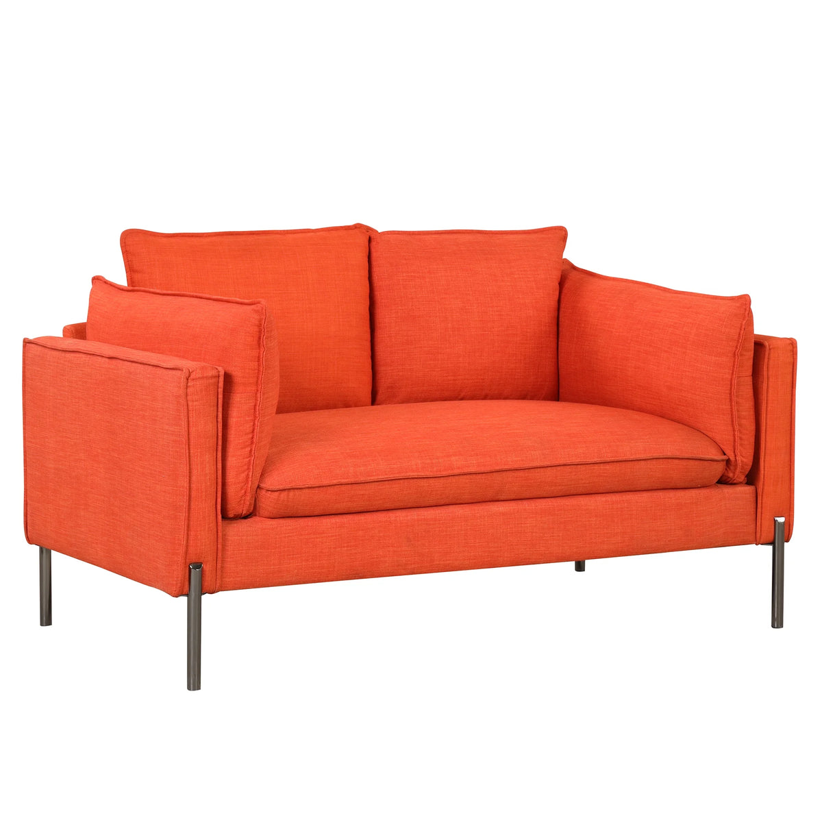 Linen Fabric Loveseat Couch C619