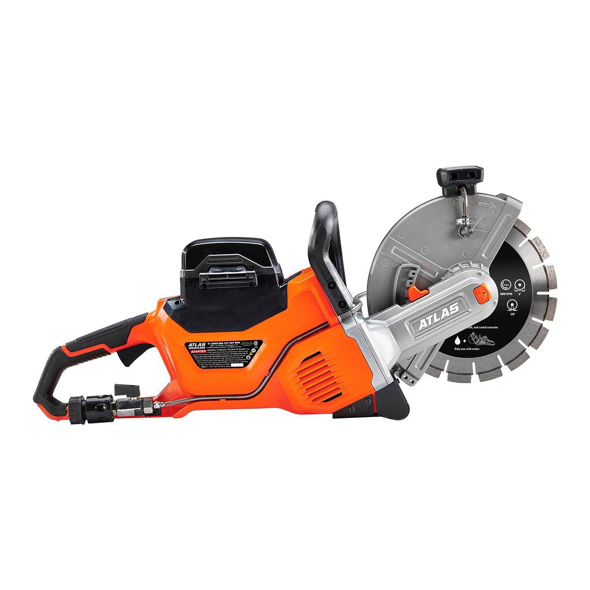80V Brushless Cordless 9 in. Concrete Cut-Off Saw Kit with 4 Ah Battery and Rapid Charger M179