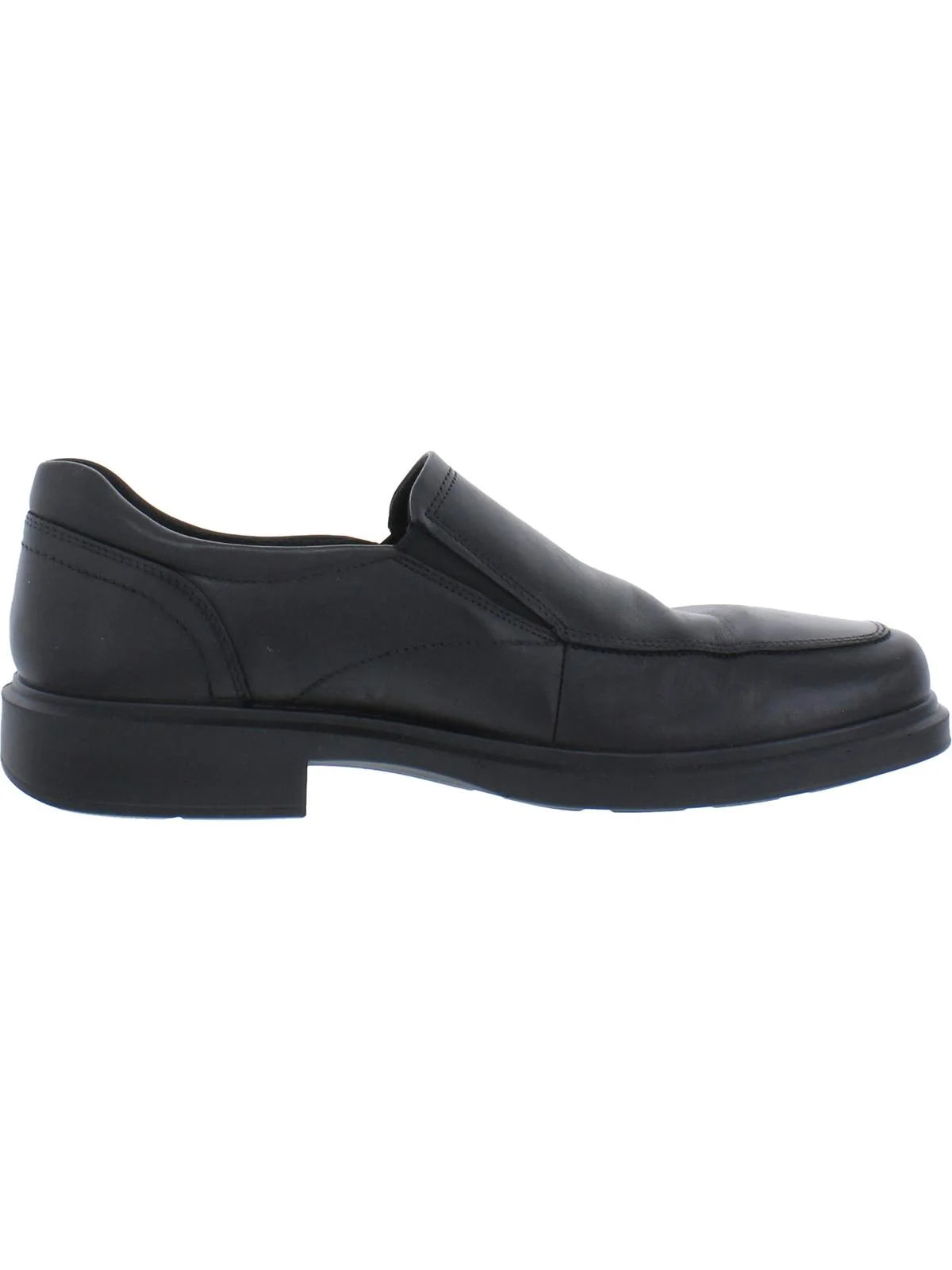 Black Leather Slip-on Z71266