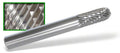 5/8x22 Dia. x 1x22 Burr Length x 1/4x22 Shank Dia. Carbide Burr, Cylinder Shape with Radius C26213