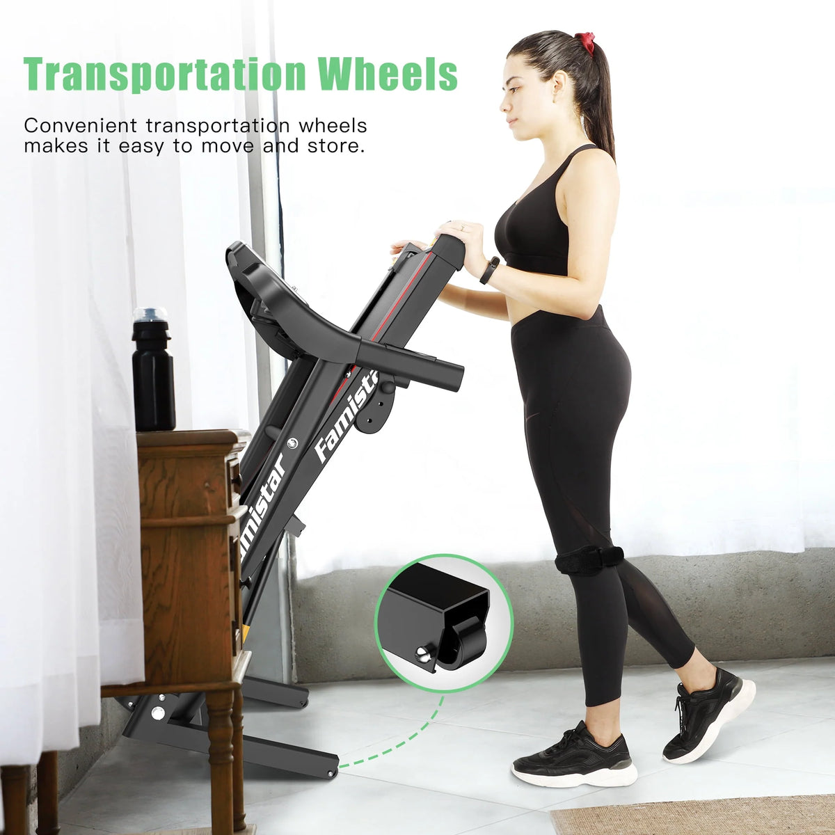 Portable Folding Treadmill with Incline P93962