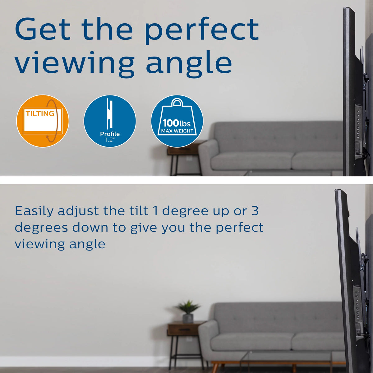 Tilt TV Wall Mount for up to 80" B985
