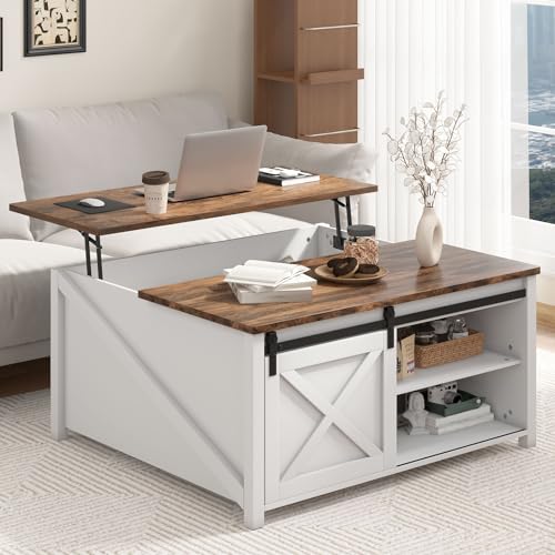 Black Lift Top Coffee Table with Storage X979