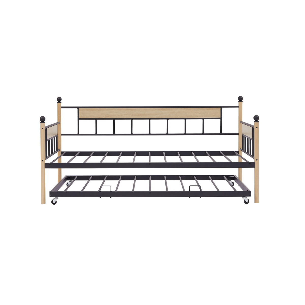 Twin Size Daybed with Trundle Bed E893