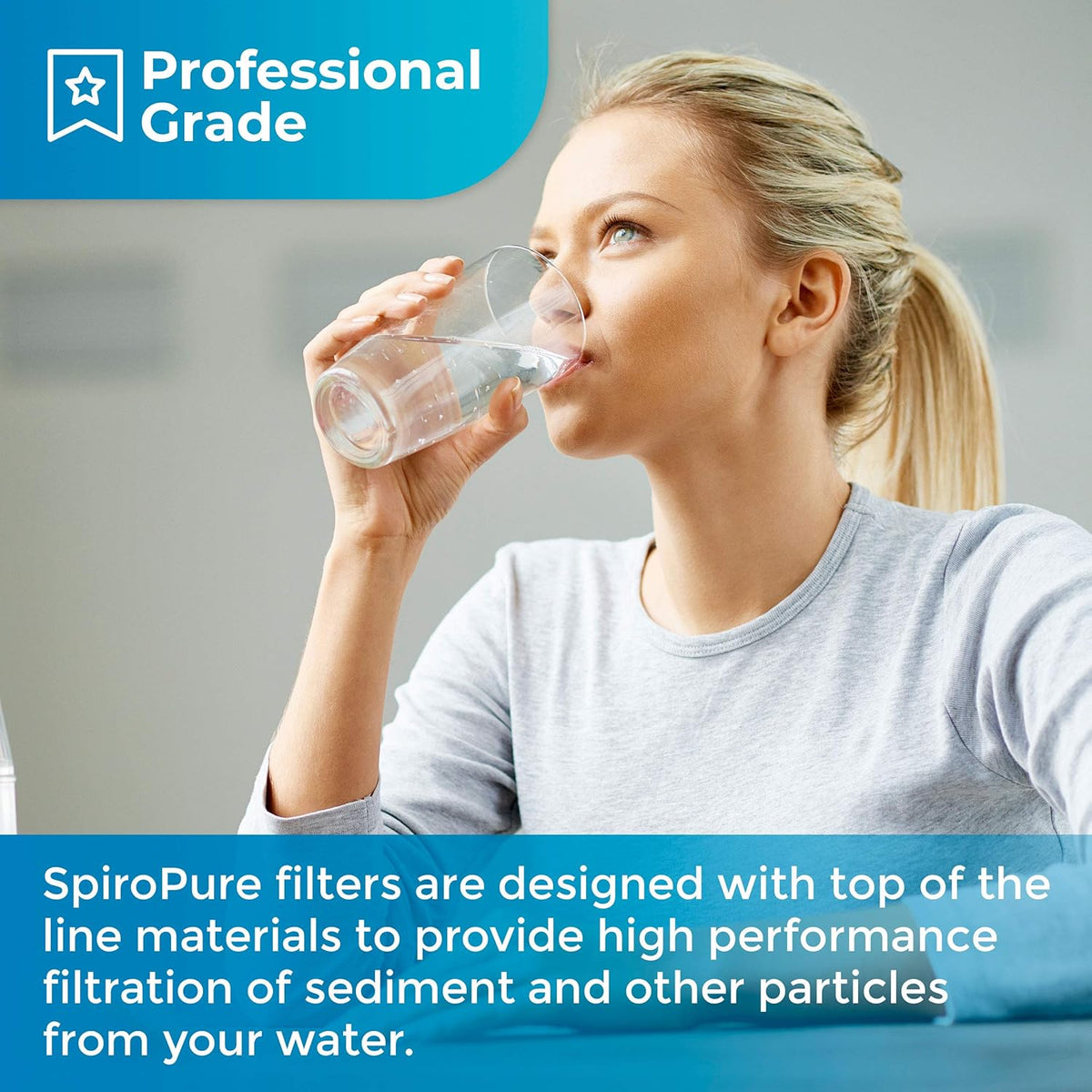10x2.5 Grooved Polypropylene 5 Micron Sediment Filter (24 Pack) Q6177