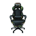 Reclining Ergonomic Gaming Chair with Footrest D808914