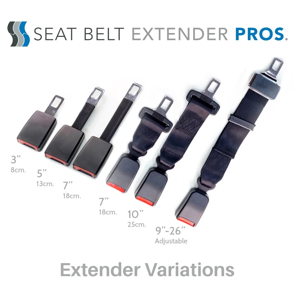 Black 7 Inch Seat Belt Extender R53735