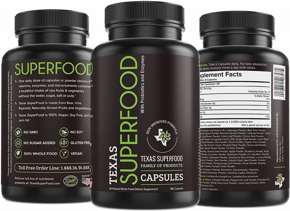 180 Capsules Superfood R939