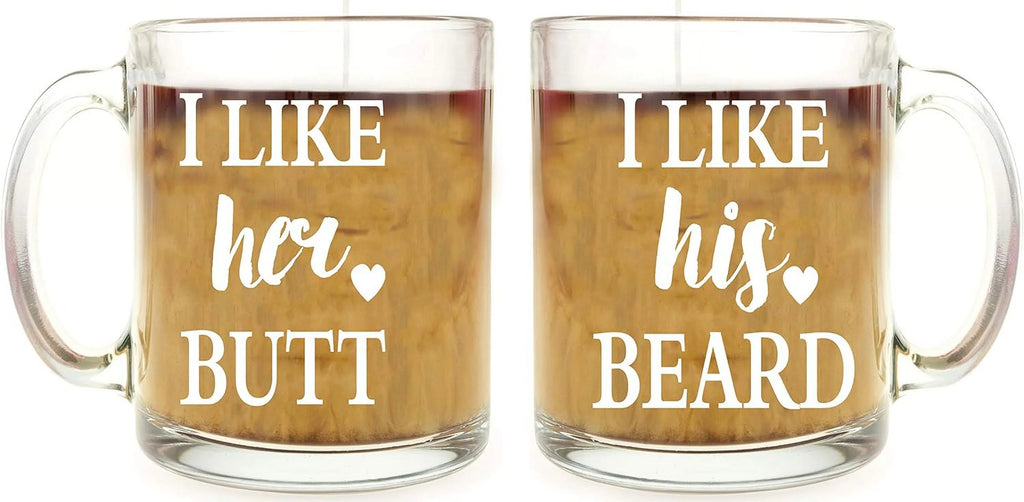 13 oz Glass Coffee Mug Set X156233