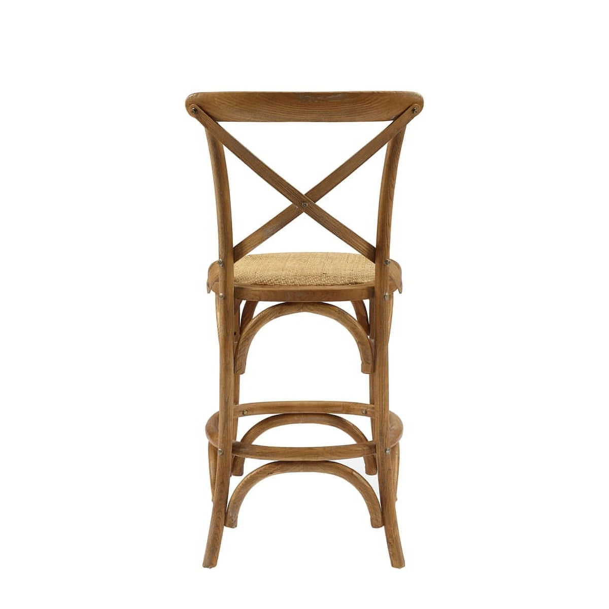 24" Gray Wash Wood Counter Stool X168672