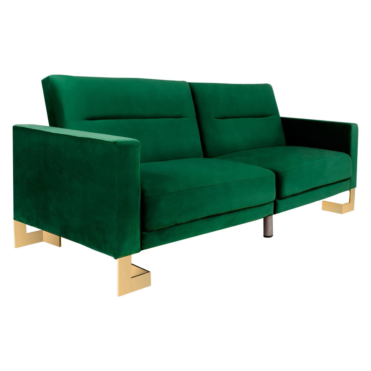 Emerald Green Foldable Sofa Bed F543