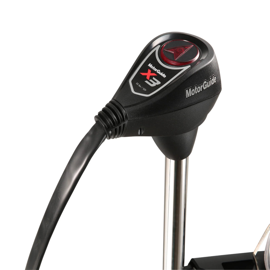 Freshwater Bow Mount Trolling Motor Cable Steer Foot-Control 50-Inch Shaft 55-Pound Peak Thrust H283676