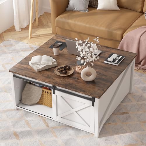 Black Lift Top Coffee Table with Storage X979