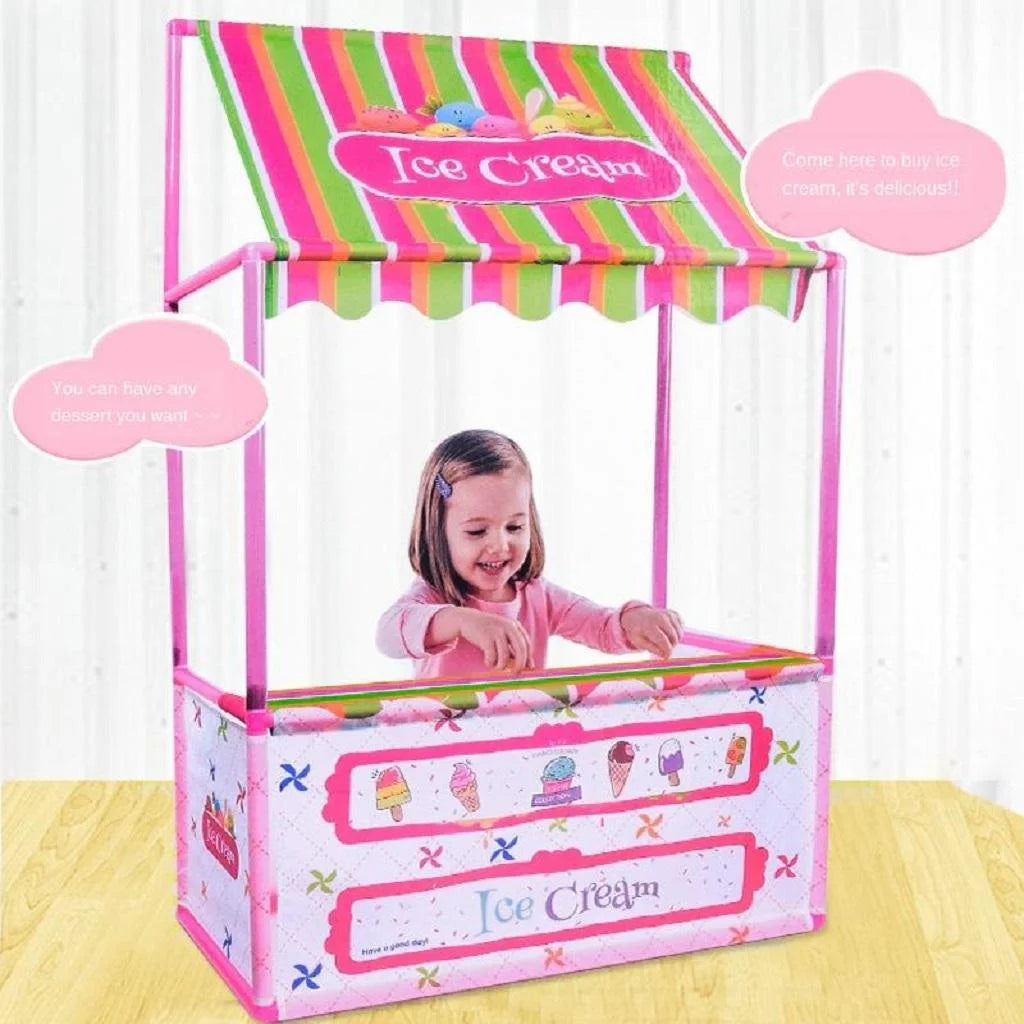 Colorful Ice Playhouse Tent Developmental Toys Pretend Game E2523