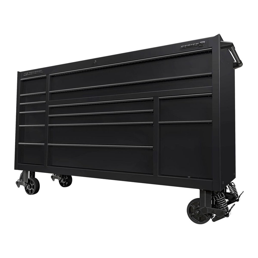 72 in. x 22 in. Slate Gray Triple-Bank Roll Cab W797