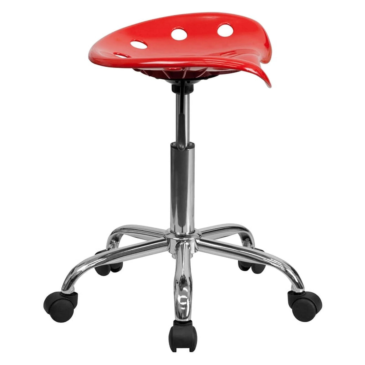 Red Plastic Stool N232