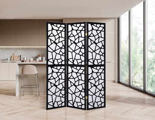 4 Panels 6ft High Japanese Style Room Divider S837