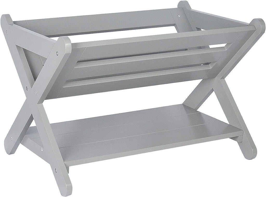 White Kids Bookcase Storage Organizer V4090