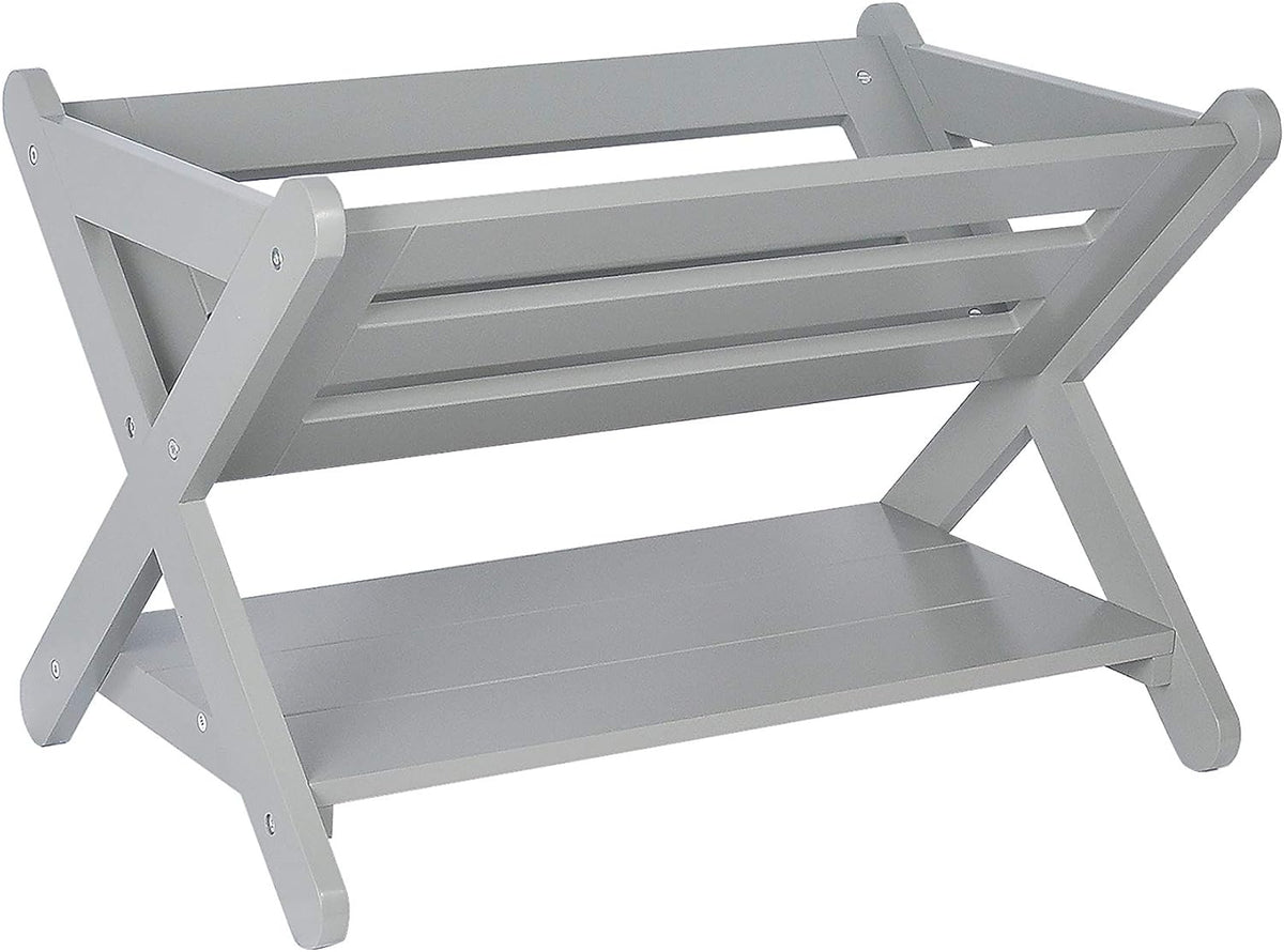 White Kids Bookcase Storage Organizer V4090