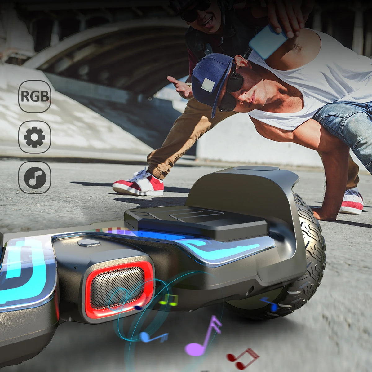 6.5" Off Road Self Balancing Hoverboard with 500w Motor R8009