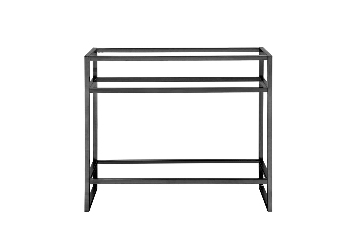 Matte Black Stainless Steel Console Sink F733252