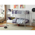 Twin Bunk Bed, Silver O53548