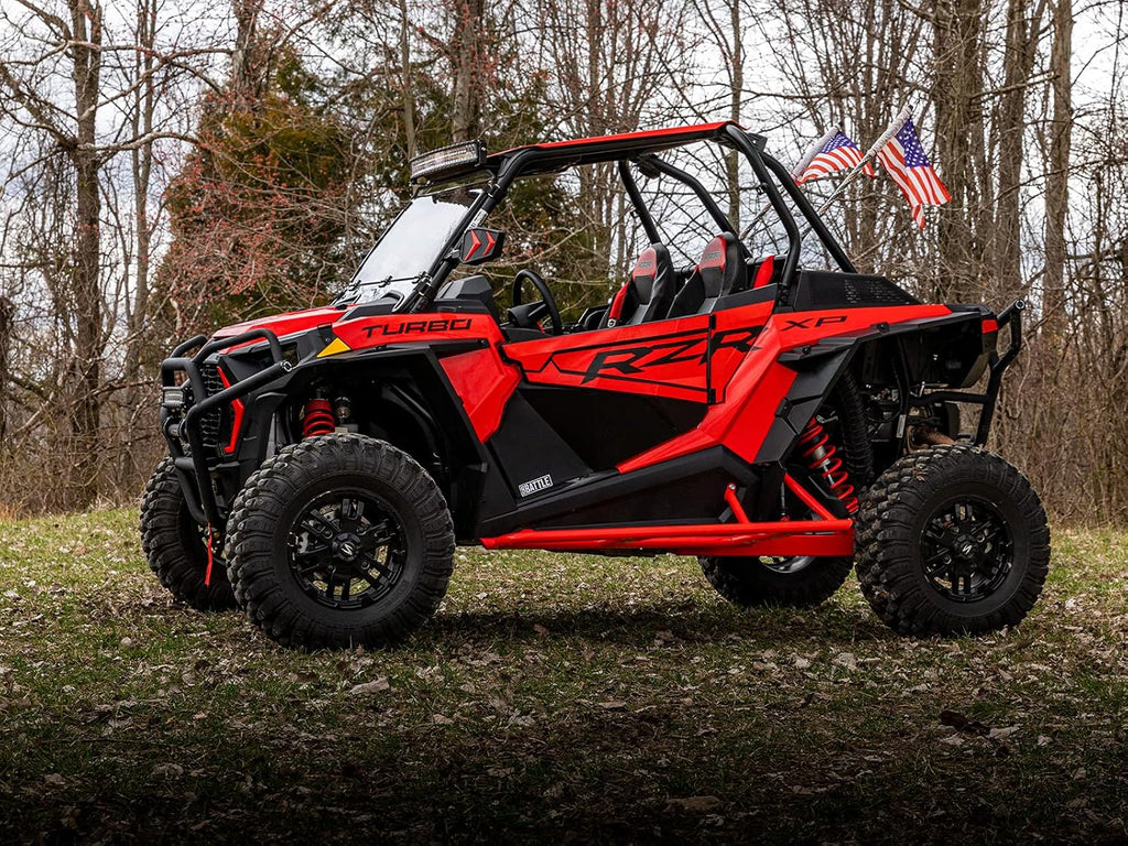 Red Nerf Bars / Rock Sliders / Tree Kickers for Polaris RZR XP 1000 K4812