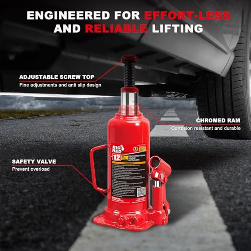 4 Ton Hydraulic Bottle Jack with Carrying Case Q773