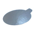 Silver Mono-Board Oval with Tab, Case of 500 V751