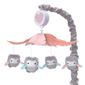 Gray/Pink Musical Baby Crib Mobile R8445