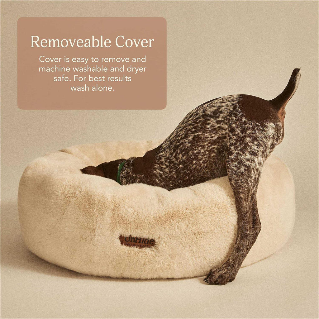 Extra Soft Dog Bed Removable Faux Fur Cover P1646