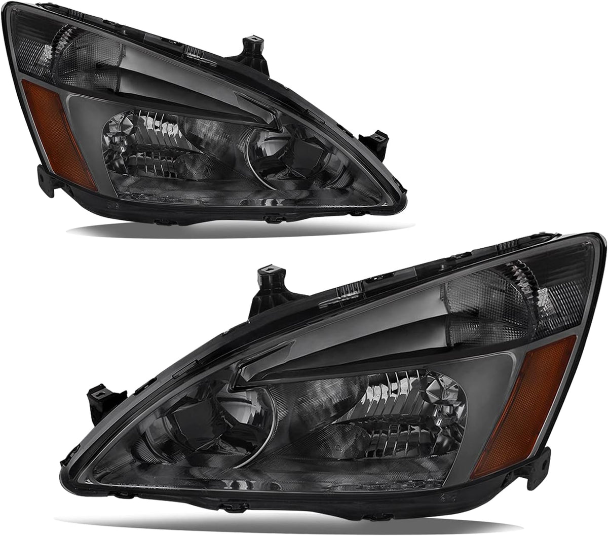Headlight Assembly for 2003 to 2007 Honda Accord Black Housing M303