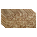 Bermuda Bronze 2ft x 4ft Glue Up Vinyl Ceiling Tile (5 Pack) Q814
