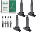 Iridium Spark Plugs and Ignition Coil Pack of 2 H85295