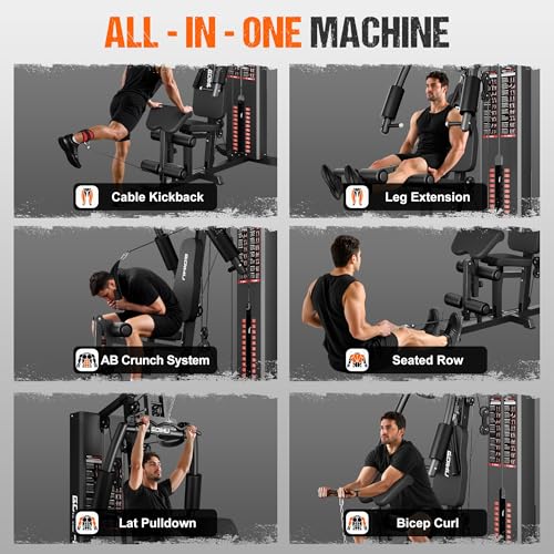 M1 Workout Station with 140LBS Weight Stack L184