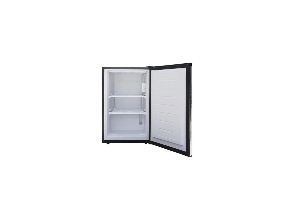 3.0 cu ft. Upright Freezer Stainless Steel Look J325