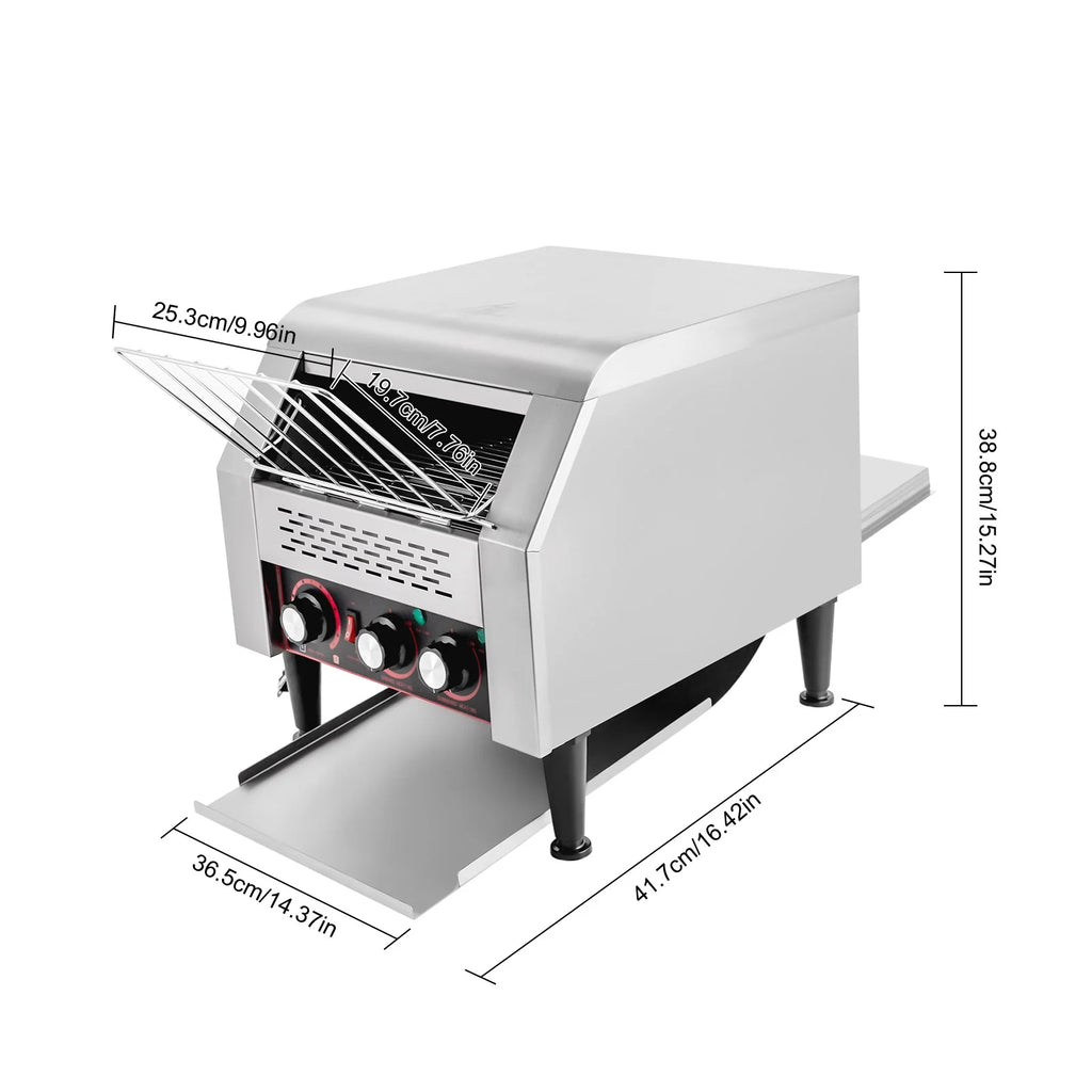 Stainless Steel Commercial Conveyor Toaster X737