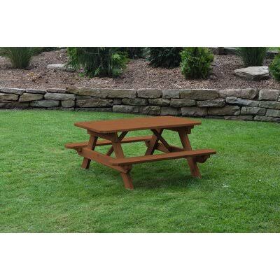 Oak Stain Kids Picnic Table M7501