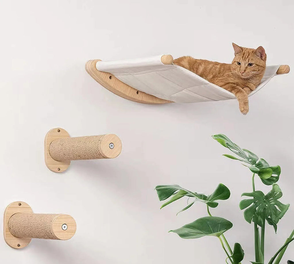 11.8” Cat Wall Steps 2 Pack with Jute Scratching H6529