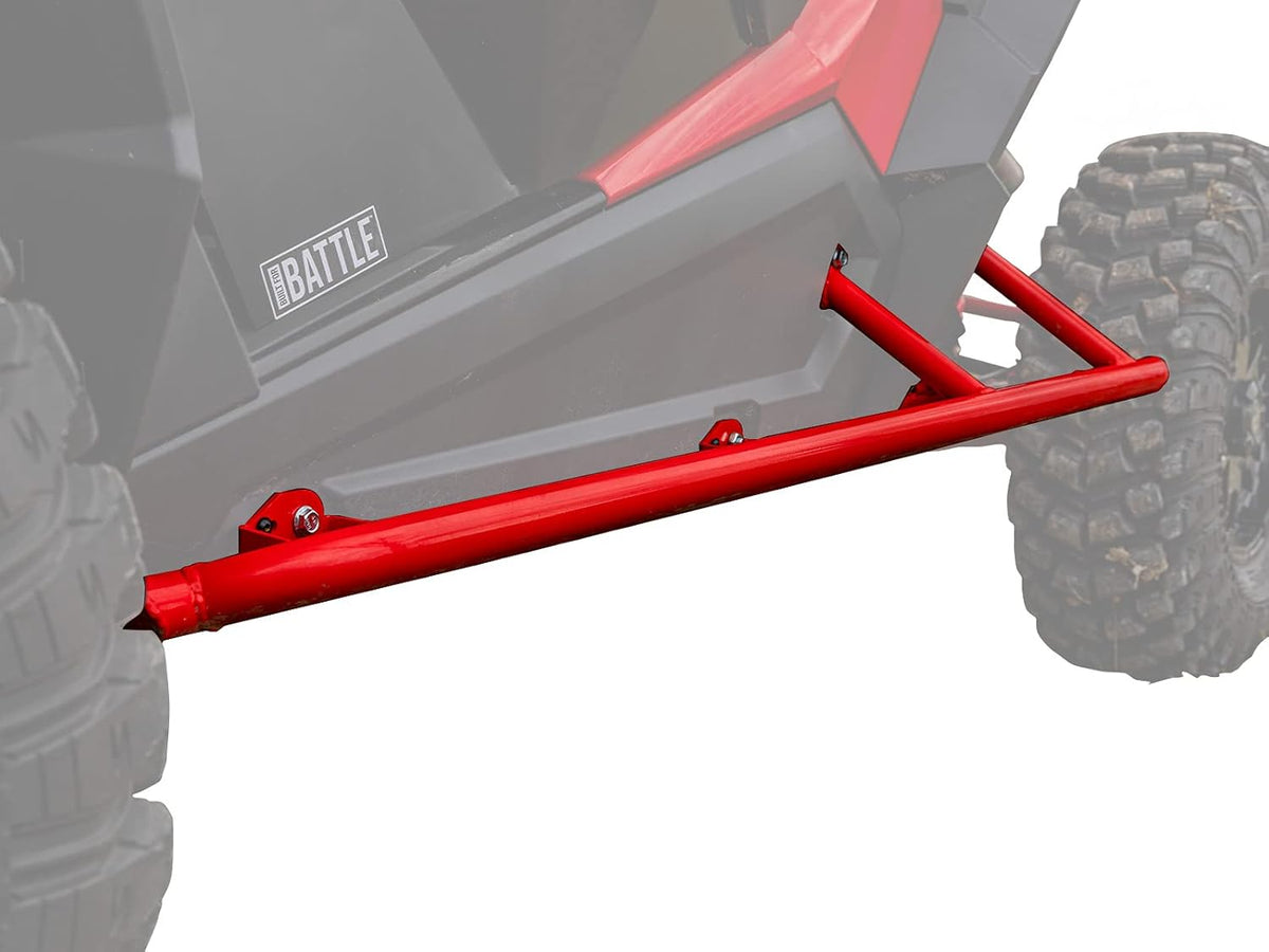 Red Nerf Bars / Rock Sliders / Tree Kickers for Polaris RZR XP 1000 K4812